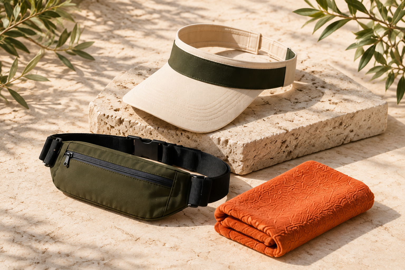 The complete three-piece running essentials set.